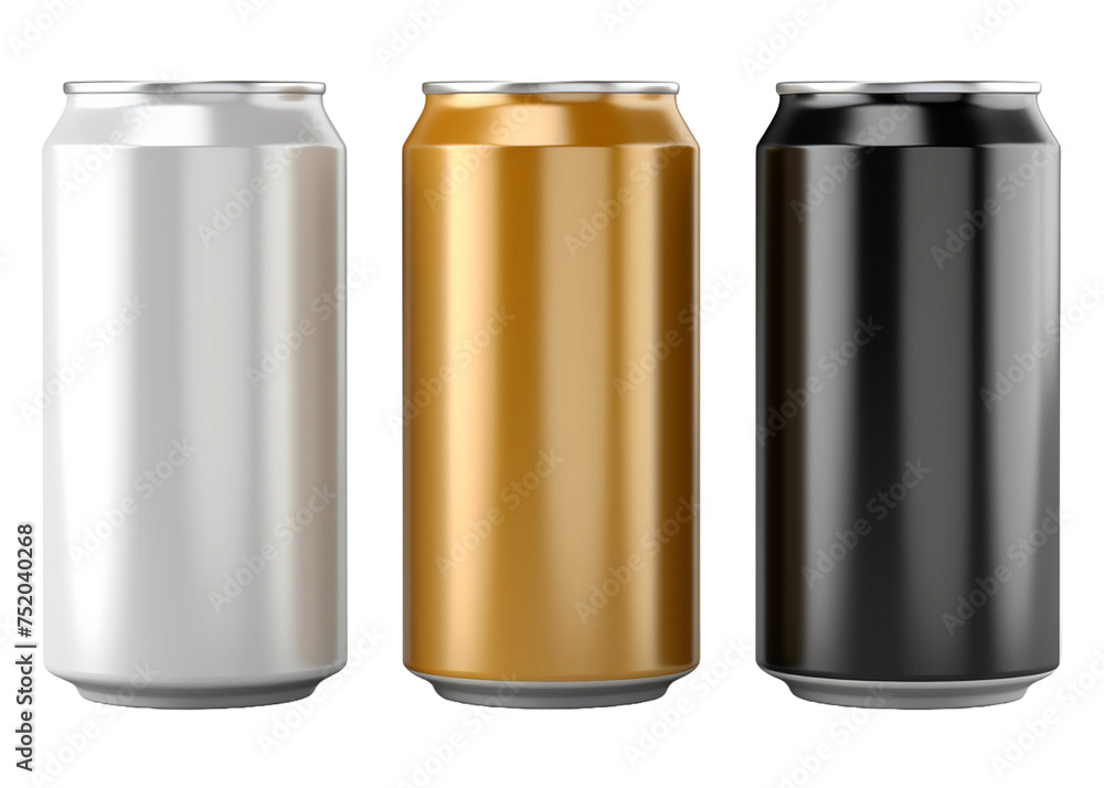 Aluminum can on a transparent background. Aluminum can on a transparent background.