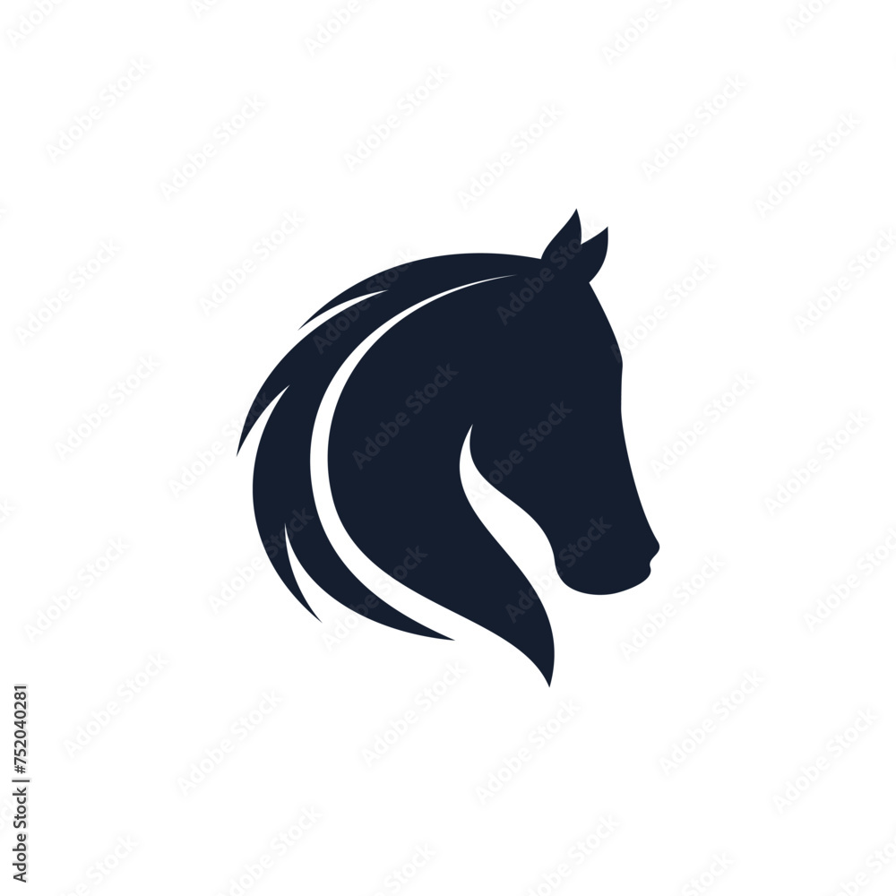 Fototapeta premium using the concept of a horse's head