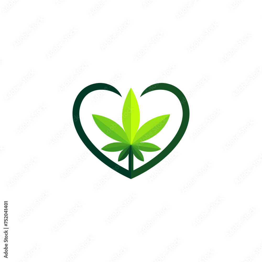 combines a marijuana leaf and a heart shape into one unique and interesting concept combines a marijuana leaf and a heart shape into one unique and interesting concept