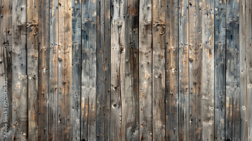 Panoramic View of Weathered Balsa Wood Texture Generative AI