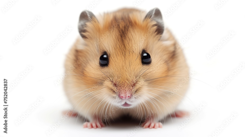 Hamster isolated on white background. Hamster isolated on white background.