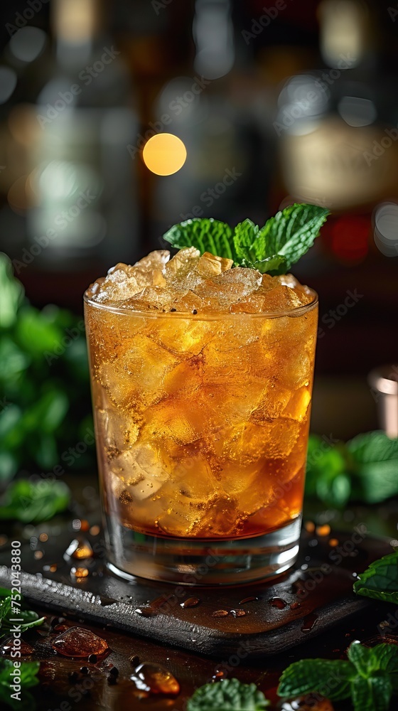 Drink Mint Julep at restaurant Drink Mint Julep at restaurant