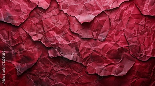 Wallpaper Mural Burgundy Paper Texture Background Banner with Copy Space Generative AI Torontodigital.ca