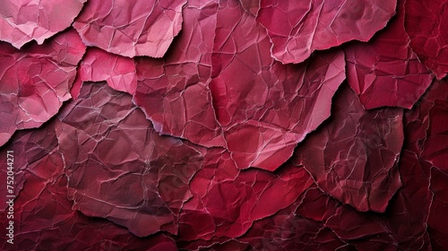Wallpaper Mural Burgundy Paper Texture Background Banner with Copy Space Generative AI Torontodigital.ca