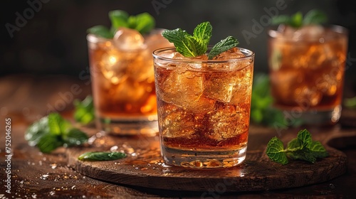 Drink Mint Julep at restaurant