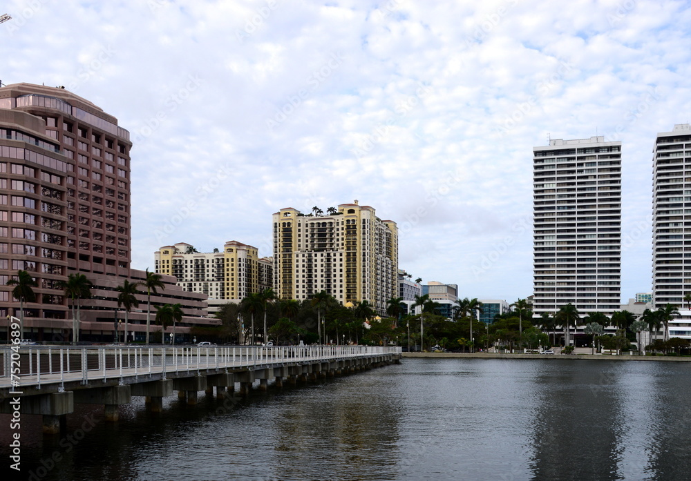 Skyline of Downtown West Palm Beach, Florida Skyline of Downtown West Palm Beach, Florida