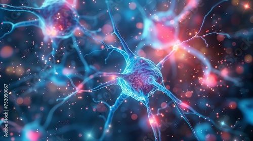 Neurons and synapse cells send electrical and chemical signals.