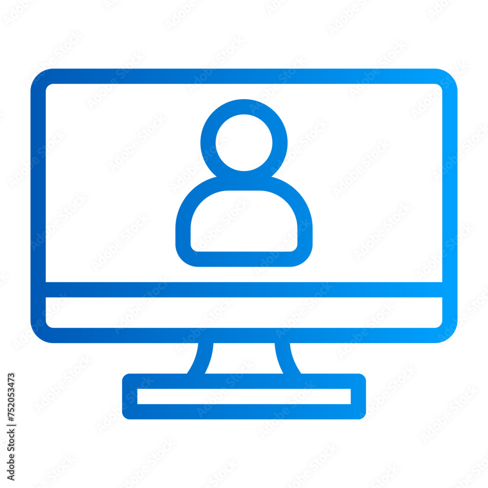 This is the Communication icon from the Data Storage and Databases icon collection with an Outline gradient style This is the Communication icon from the Data Storage and Databases icon collection with an Outline gradient style