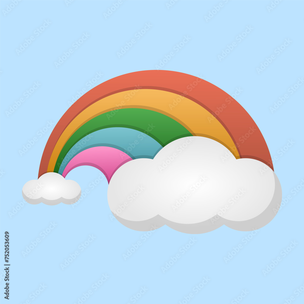 Rainbow_Vector Image And Illustration Rainbow_Vector Image And Illustration