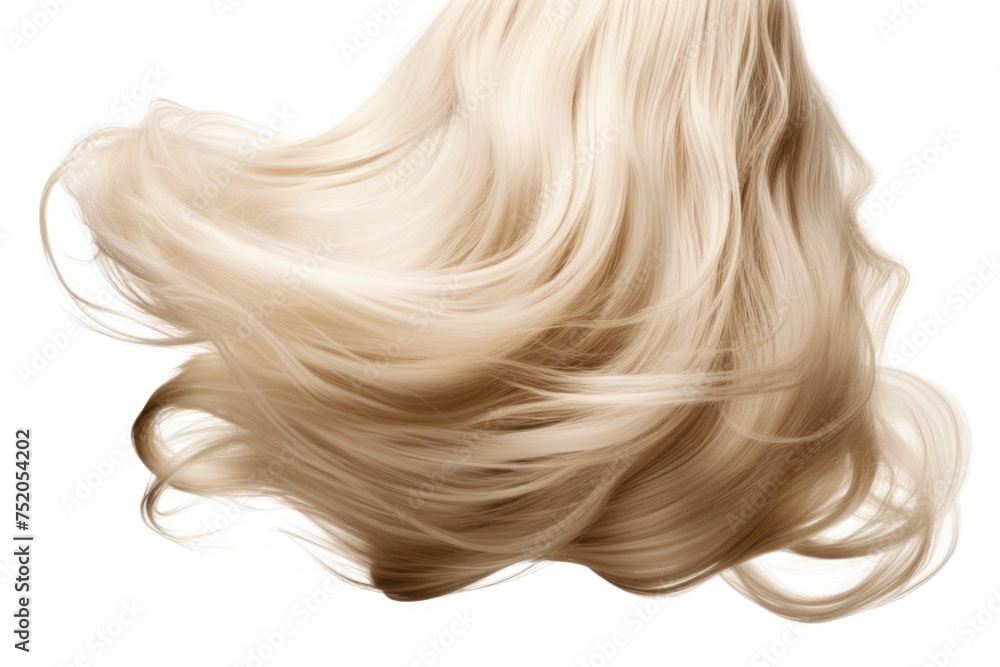 A woman with long blond hair blowing in the wind, suitable for beauty and hair care concepts A woman with long blond hair blowing in the wind, suitable for beauty and hair care concepts