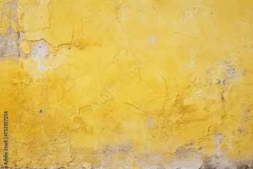 A yellow wall with peeling paint. Perfect for urban or vintage themes