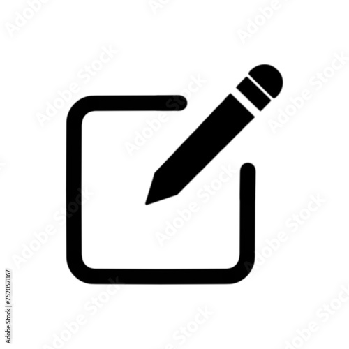 Pencil icon, Edit icon vector illustration. outline icon for web, ui, and mobile apps