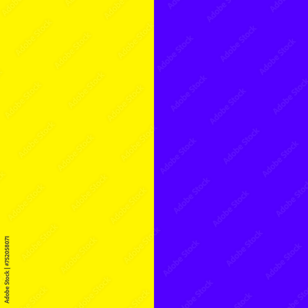 Yellow and royal blue two color flag background with stripes