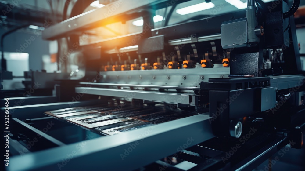 Oranges displayed on a machine, perfect for food and agriculture concepts