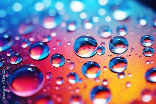 Close up of water droplets on a surface  suitable for various design projects