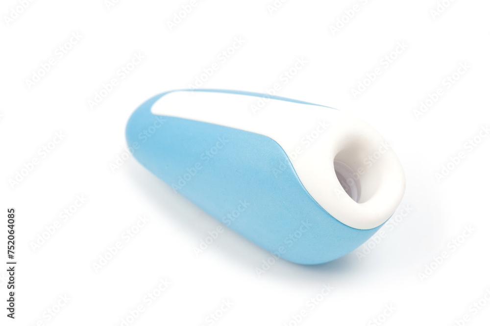 Compact vacuum vibrator with a waterproof housing, with a built-in battery, for women. Compact vacuum vibrator with a waterproof housing, with a built-in battery, for women.