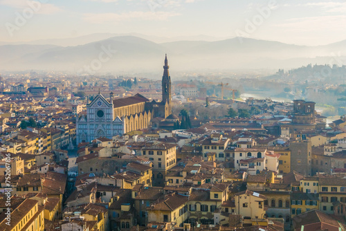 General view of Florence, Italy photo