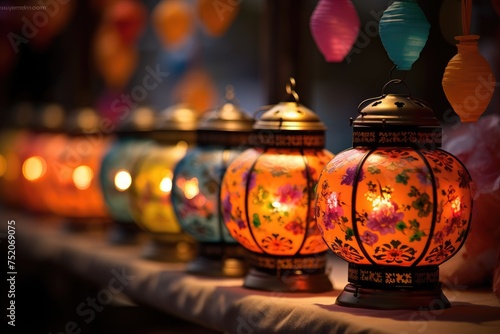 Easter Lanterns  Use lanterns as props with jewelry arranged around them.