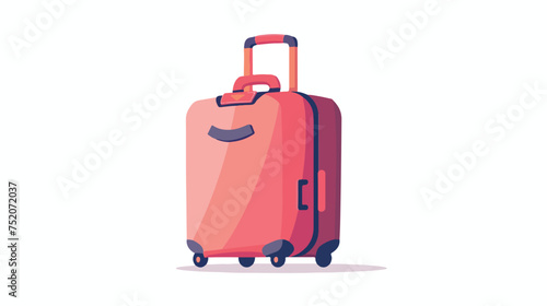 Suitcase travel isolated icon vector illustration.