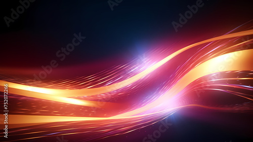 Bright lights and blurred lines abstract background