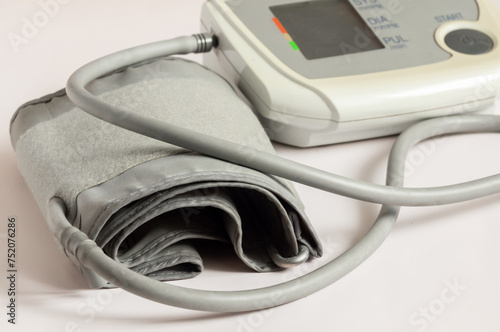 Blood pressure apparatus. Concept of health and the heart. Concept of medicine photo