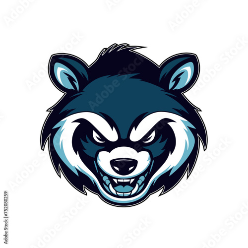 angry badger mascot, team sports, esports character