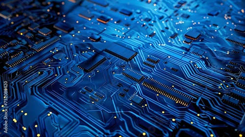 Electronic elegance: PCB structure as background