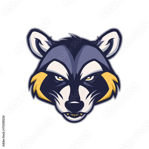 angry badger mascot, team sports, esports character