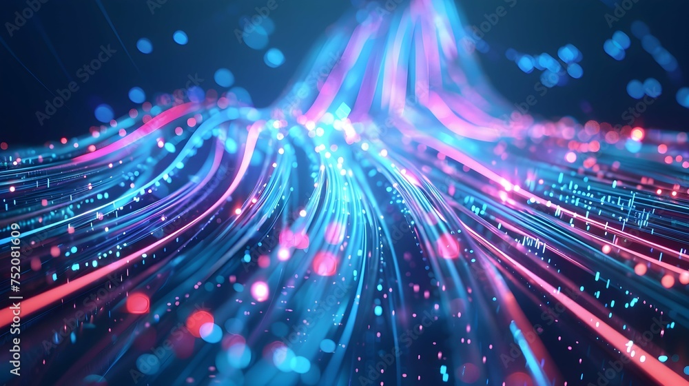 fiber optic technology concept background 3d render cable light motion science information futuristic global connection datum network movement tech traffic development stream fiber optic technology concept background 3d render cable light motion science information futuristic global connection datum network movement tech traffic development stream