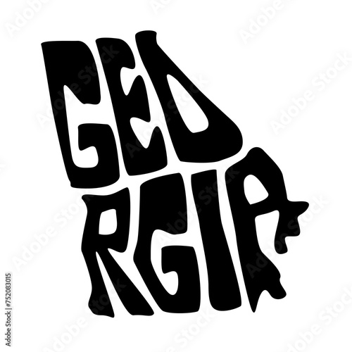 GEORGIA STATE MAP TYPO