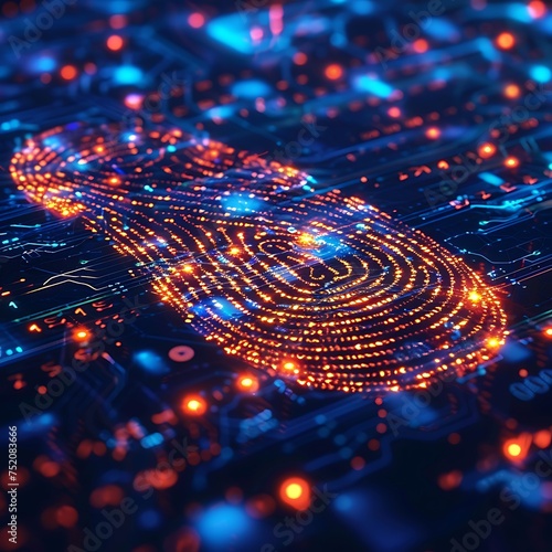 Biometric Fingerprint Scanning on Digital Interface