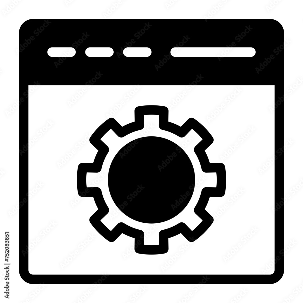 This is the Setting icon from the Data Storage and Databases icon collection with an Mixed style This is the Setting icon from the Data Storage and Databases icon collection with an Mixed style