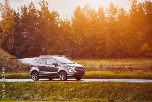 A sporty and luxurious SUV for any adventure. This car combines the best of design and technology to offer you a comfortable and powerful ride. © AlexGo