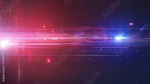 Futuristic technology: glowing lines background for innovation and science fiction concepts