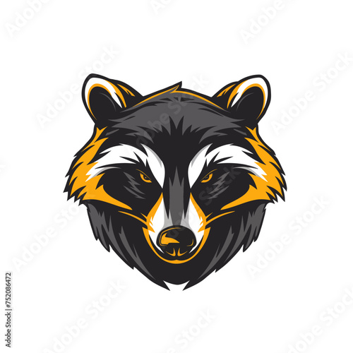 angry badger mascot, team sports, esports character	