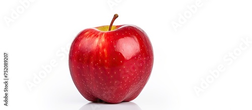 Crunchy Red Apple with a Bi...