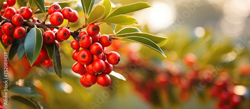 Vibrant Red Berries Adornin...