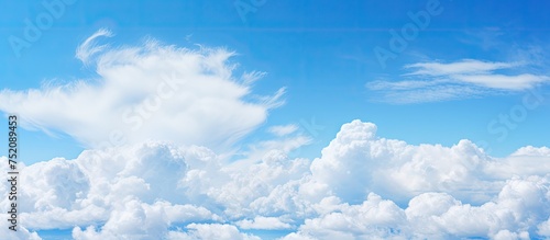 Tranquil Scene of Blue Sky ...