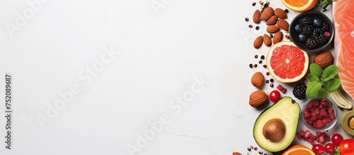Variety of Fresh Fruits and...