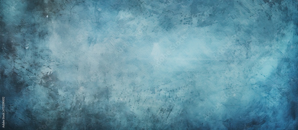 Elegant Blue Grunge Texture with Muted Gray Tones and Sleek Black Border Elegant Blue Grunge Texture with Muted Gray Tones and Sleek Black Border
