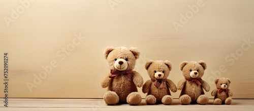 Three Adorable Teddy Bears ...