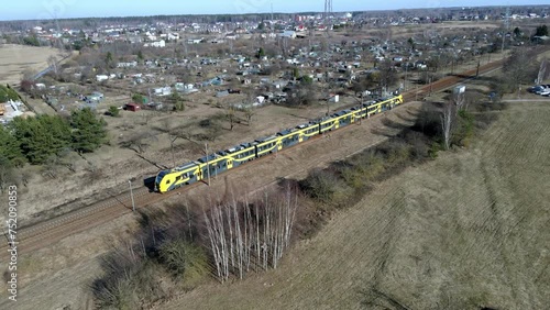 Latvian public transport, new electric train locomotive from Skoda Vagonka featuring new brand name Vivi photo