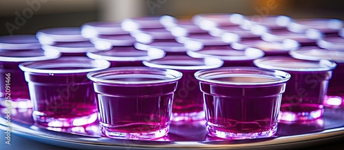 Vibrant Purple Jello Shots ...