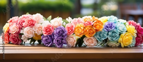 Vibrant Artificial Rose Bou...