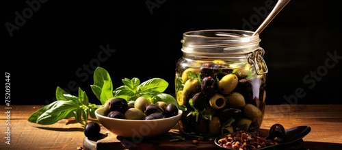 Elegant Glass Jar Filled wi...