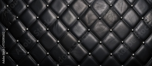 Luxurious Black Leather Wal...