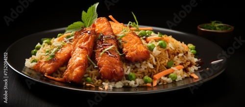 Golden Battered Salmon Stri...