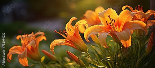 Vibrant Orange Flowers Ador...