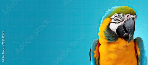 Vibrant Parrot Perched on T...