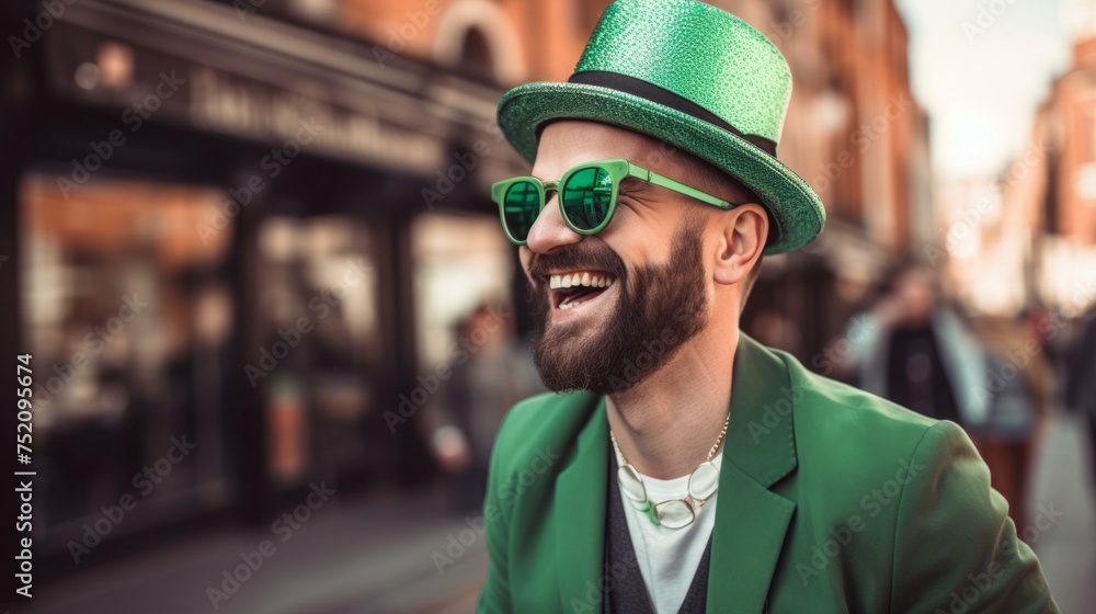 Cherishing the Festive Spirit of St. Patrick's Day. Generative ai Cherishing the Festive Spirit of St. Patrick's Day. Generative ai